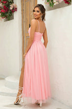 Load image into Gallery viewer, Asymmetrical Ruched Slit Dress