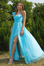 Load image into Gallery viewer, Asymmetrical Ruched Slit Dress