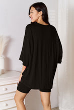 Load image into Gallery viewer, Basic Bae Full Size Soft Rayon Three-Quarter Sleeve Top and Shorts Set