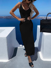 Load image into Gallery viewer, Slit Openwork V-Neck Sleeveless Cover Up