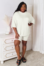 Load image into Gallery viewer, Basic Bae Full Size Soft Rayon Three-Quarter Sleeve Top and Shorts Set