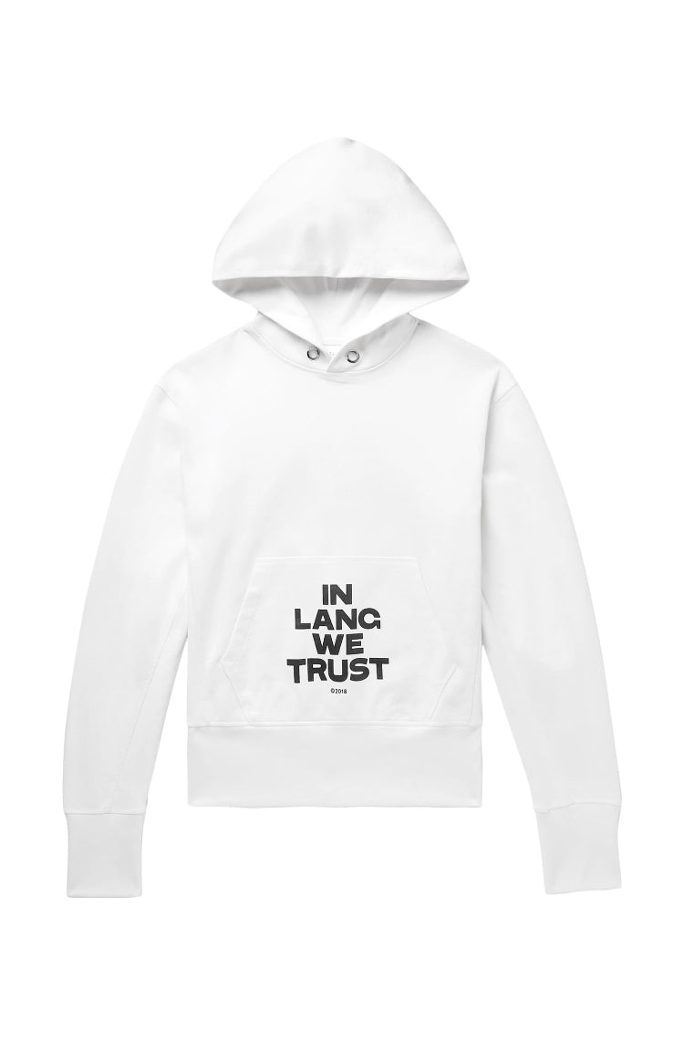 In lang discount we trust hoodie