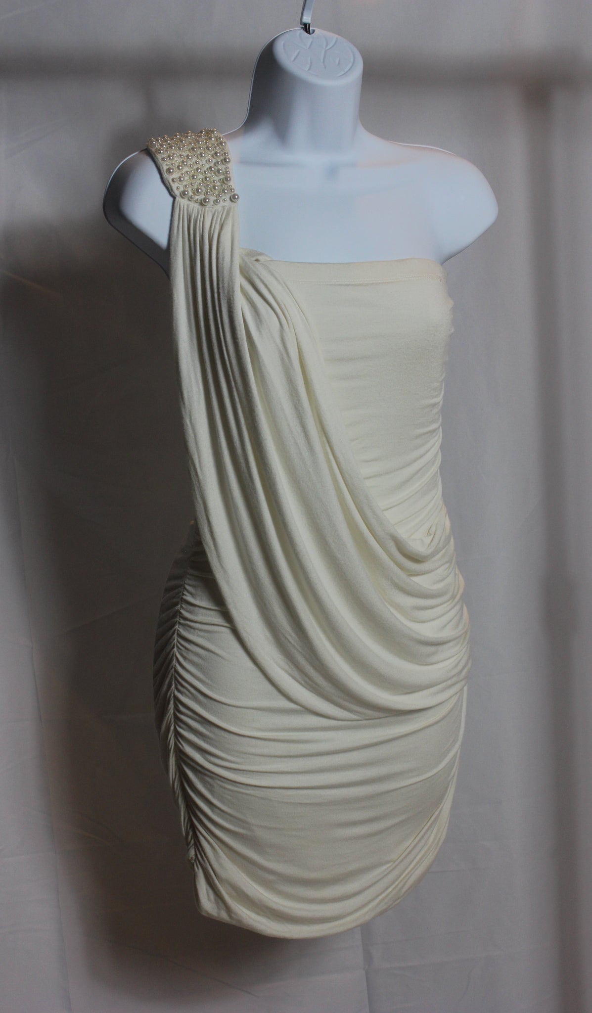 Goddess Cream Dress – Thrift Lips