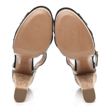 Load image into Gallery viewer, Valentino "Roccia" Cork Heel