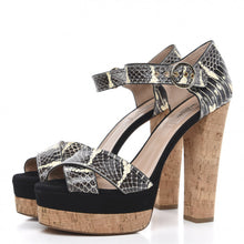 Load image into Gallery viewer, Valentino "Roccia" Cork Heel