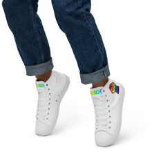 Load image into Gallery viewer, Pride Men’s high top canvas shoes