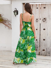 Load image into Gallery viewer, Printed Surplice Spaghetti Strap Dress
