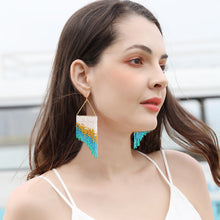 Load image into Gallery viewer, Rice Bead Dangle Earrings
