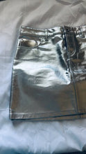 Load and play video in Gallery viewer, Paco Rabanne Silver Skirt
