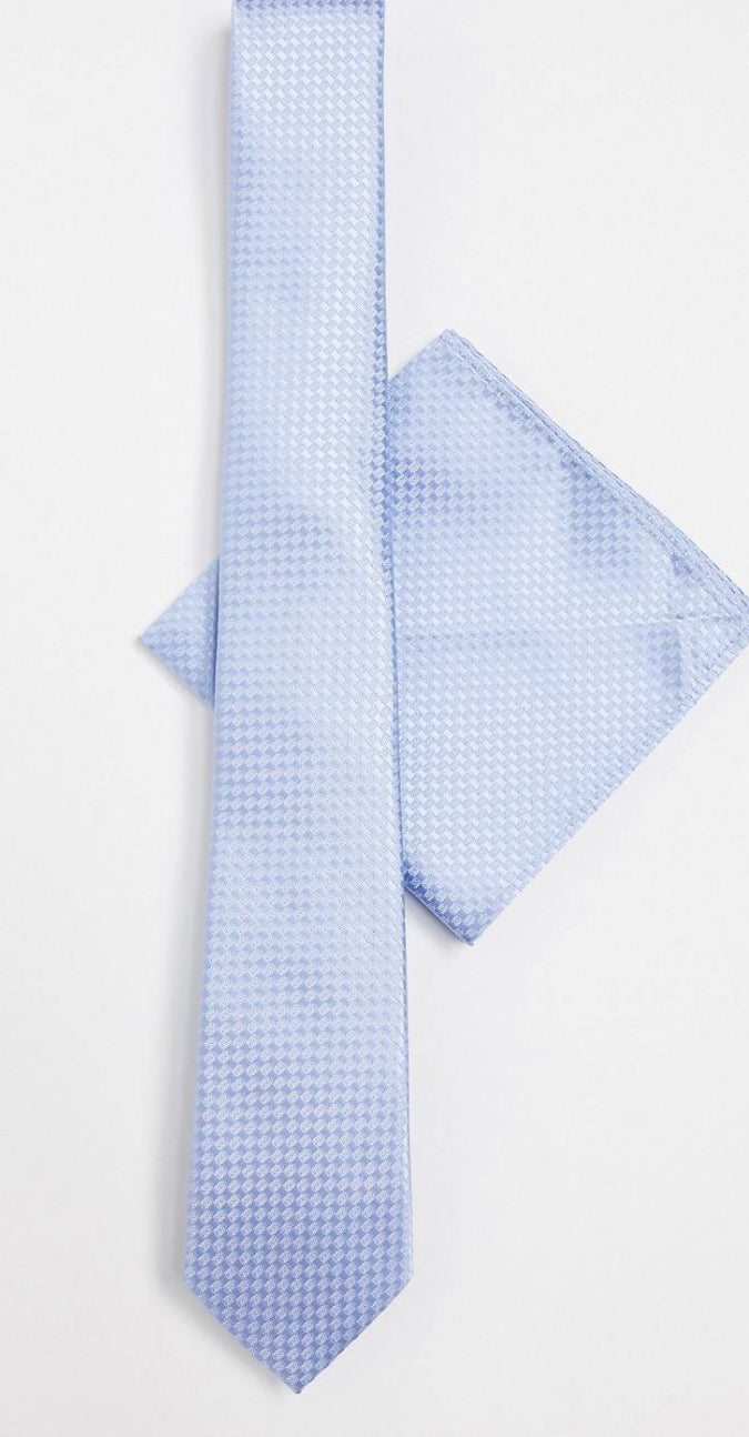 Harry Brown London Blue Tie Set