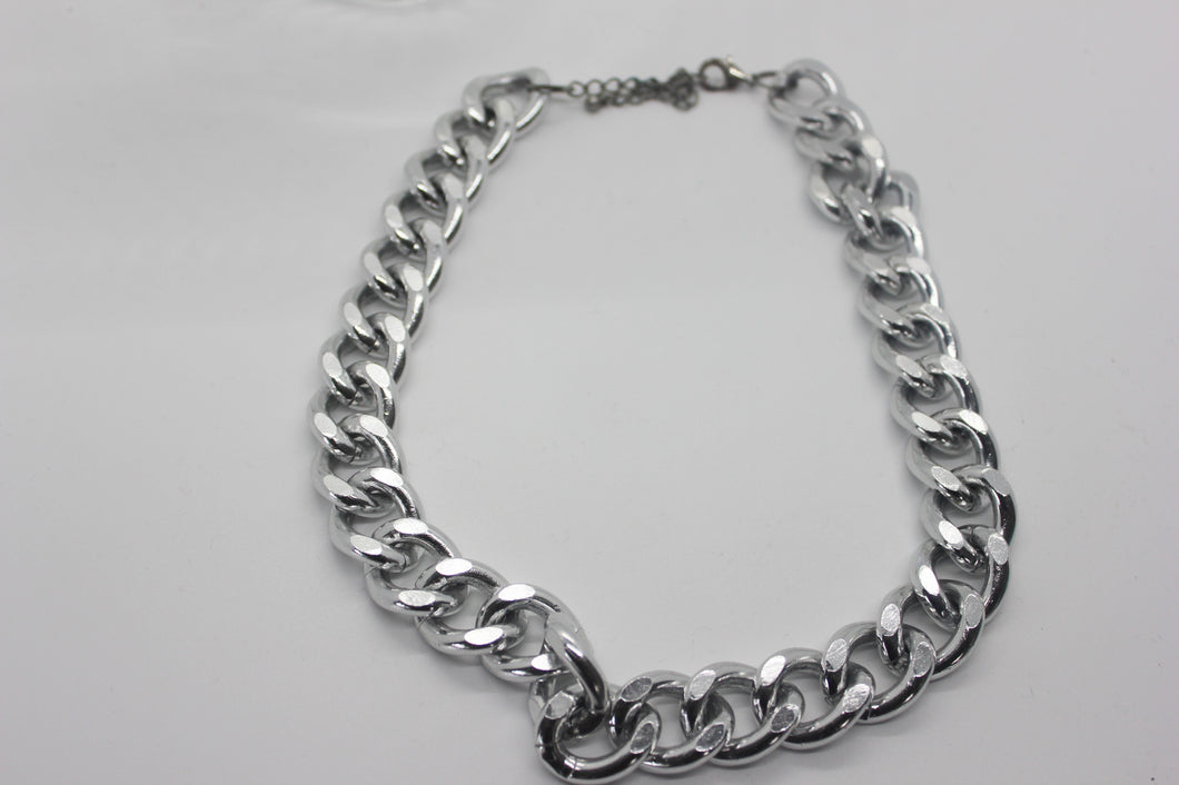 Silver Link Neclace