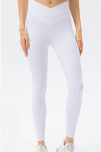 Load image into Gallery viewer, Highly Stretchy Crossover Waist Yoga Leggings
