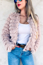 Load image into Gallery viewer, Amoli Faux Fur Fringe Jacket
