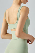 Load image into Gallery viewer, Cutout Curved Hem Sports Tank
