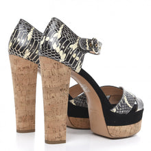 Load image into Gallery viewer, Valentino &quot;Roccia&quot; Cork Heel
