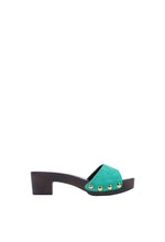 Load image into Gallery viewer, Giuseppe Zanotti Emerald Mule
