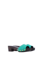 Load image into Gallery viewer, Giuseppe Zanotti Emerald Mule
