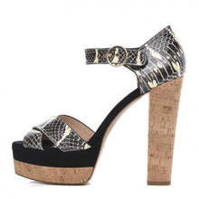 Load image into Gallery viewer, Valentino &quot;Roccia&quot; Cork Heel
