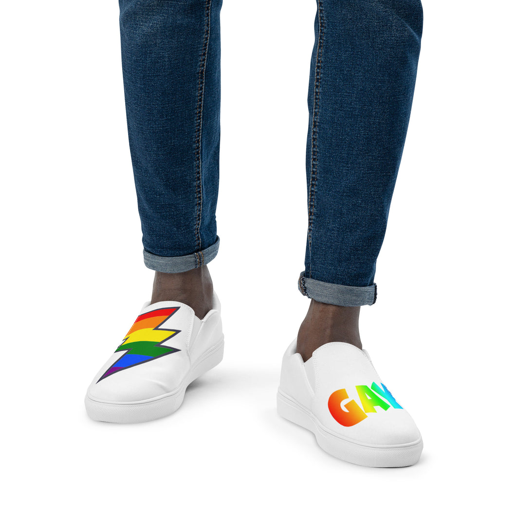 Gay Men’s slip-on canvas shoes