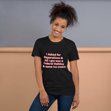 Load image into Gallery viewer, Juneteenth Unisex Holiday Tee
